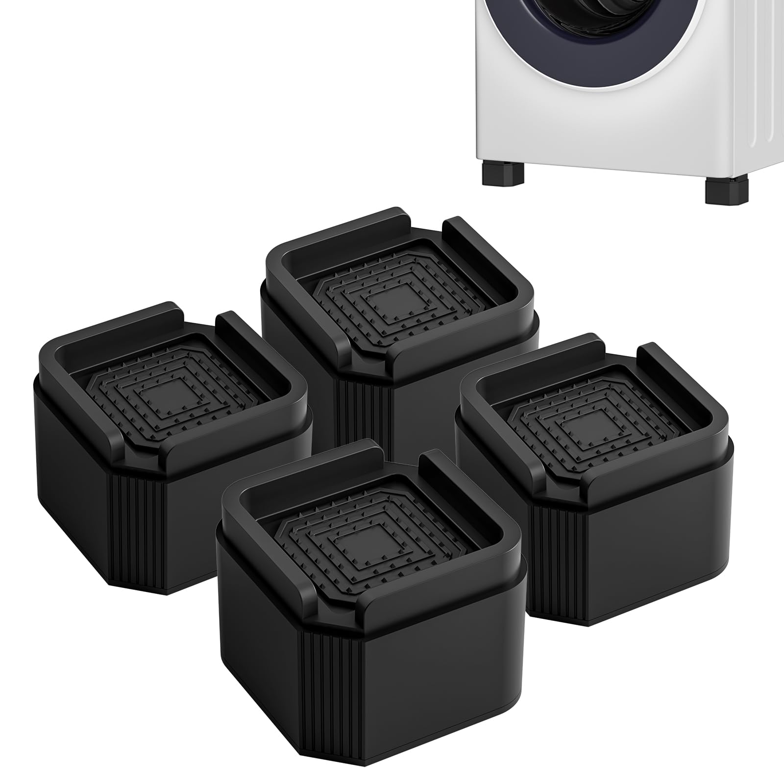 ★Ezprotekt 洗濯機用 防振かさ上げ台 8個入り 底上げ 防振ゴム Amazon.co.jp: Ezprotekt 洗濯機用 防振かさ上げ台 高さ調節 振動防止